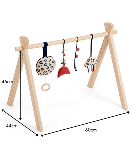 Dimensions Arche d'éveil en bois avec coussin Musical BAKER - Mellipou