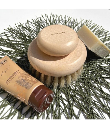 coffret - cadeaux - bain - exfoliant - gommage - savon - brosse tradition - made in France