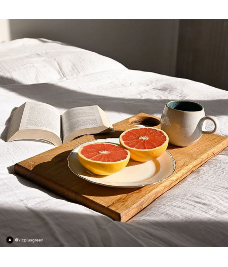 Planche de cuisine en chêne La Forestière - petit déjeuner au lit by ETHIQ