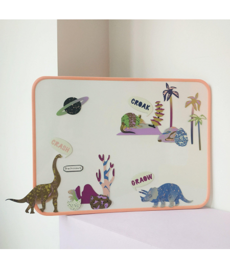 magnet plantes carnivores et petits dinosaures - made in france