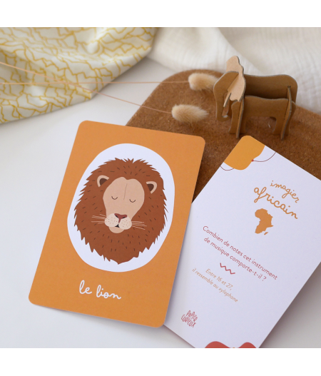 imagier-africain-cartes - - Papeterie made in France Papier curieux