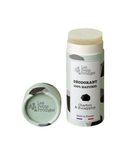 Déodorant charbon baume solide - cosmétique bio et made in France - Les petits prodiges