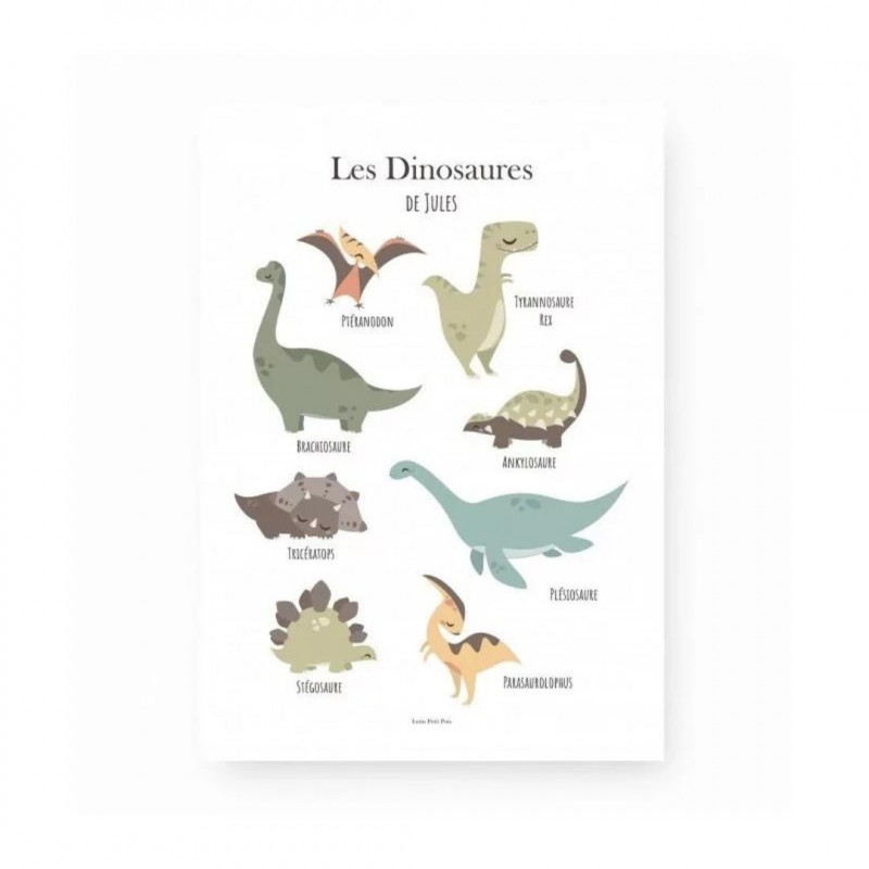 Affiche Les Dinosaures