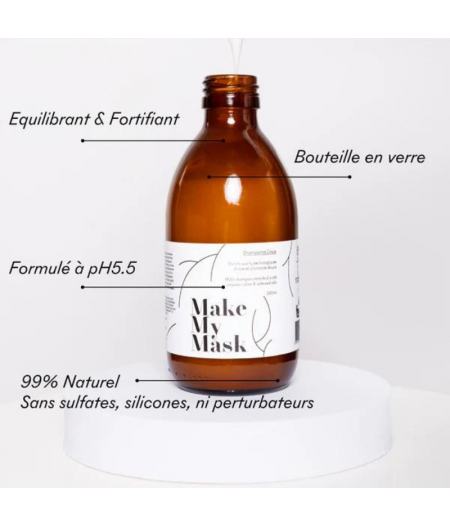 Shampoing Naturel pH5 - 240 ml - Makemymask - Made In France