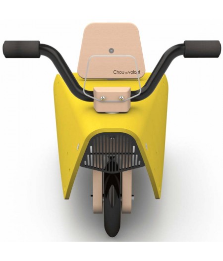 Draisienne moto jaune