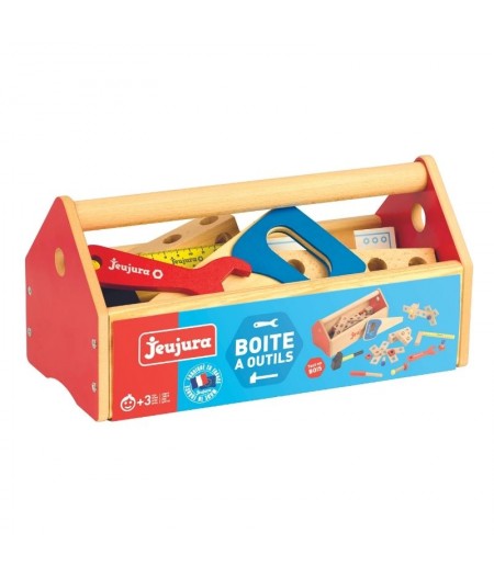 Boîte à outils en bois - jouet français