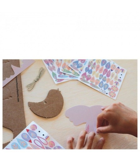 Stickers pour kit créatif Mes oiseaux - à assembler dès l'âge de 4 ans