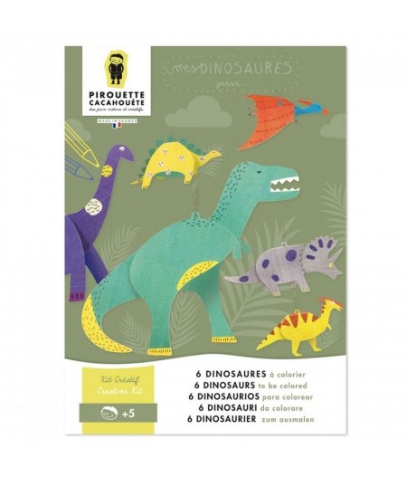 Kit créatif "Mes Dinosaures" - Pirouette cacahouete