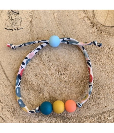 Bracelet de perles "Soleil Sucré" fabriqué en France - Mawen Materne