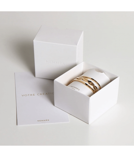 Bracelet en or - création sur-mesure Nemmès Paris