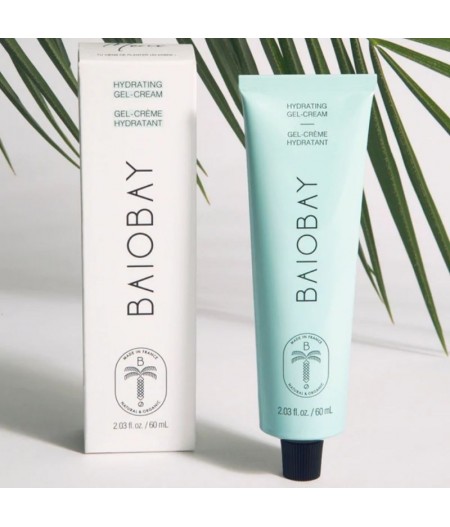 Gel Crème Hydratant Visage 100% naturel - cosmétique bio et végan Baiobay