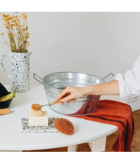 Brosse à vaisselles à tête rechargeable - Cuisine zéro déchet