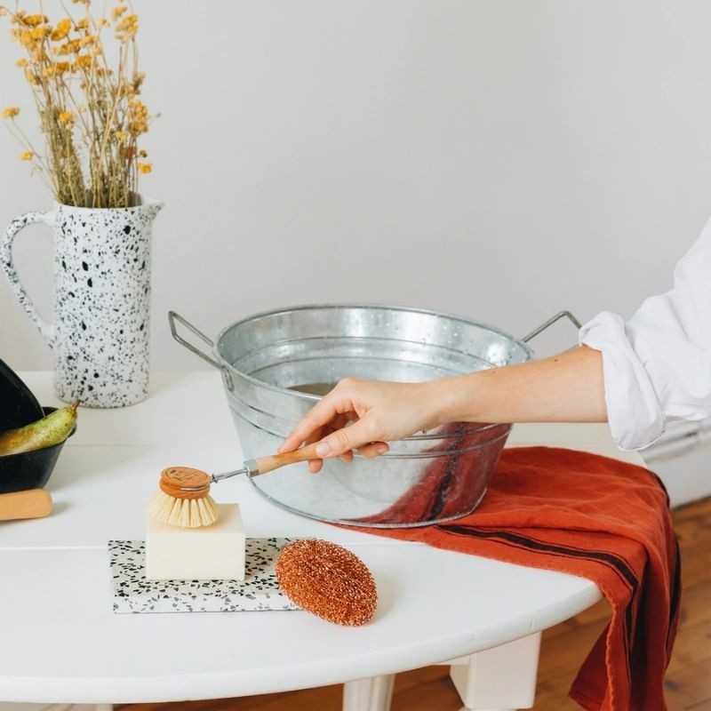 Brosse à vaisselles à tête rechargeable - Cuisine zéro déchet